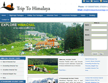 Tablet Screenshot of himalayantourpackage.com